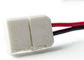 3528 sola tira de conector de la tira del color LED para atar con alambre 8m m 6 pulgadas de largo proveedor