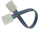 Multicolor del conector de la tira del alambre LED de Solderless adaptable cualquier ángulo proveedor