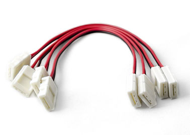 China 3528 sola tira de conector de la tira del color LED para atar con alambre 8m m 6 pulgadas de largo proveedor