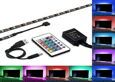 China Color del equipo de la tira del USB 5V RGB LED que cambia el equipo Cuttable del contraluz de 150leds TV proveedor