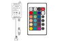 24 colores dominantes del IR que cambian el regulador llevado RGB con la batería 3 de Li canalizan el CE/RoHS proveedor