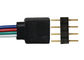 El conector llevado Rgb Bendable de 4 Pin, instalación fácil llevó los conectores ligeros de la cinta proveedor